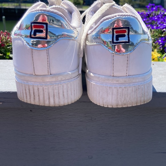 Fila Panache White and Silver Sneaker Sz 7 - Picture 16 of 16